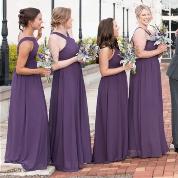 NWOT Lulu’s Air of Romance Dusty Purple Maxi Dress - Sz M - Picture 6 of 14